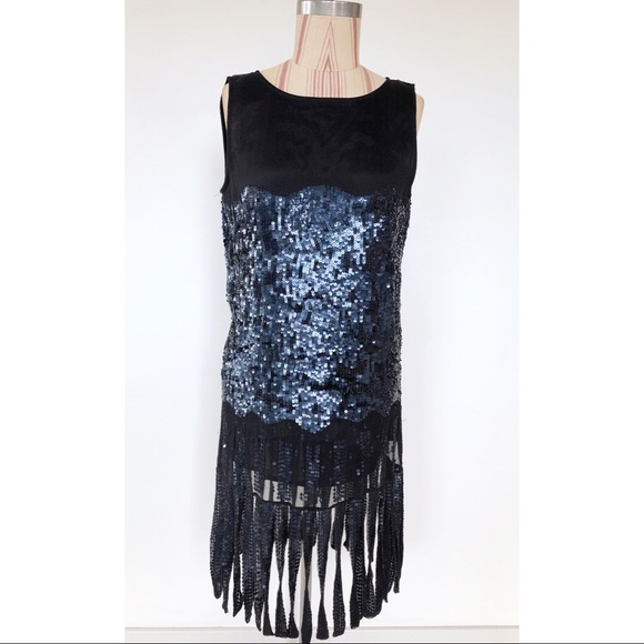 Kate Moss TopShop sequin flapper dress. Firm price - Picture 5 of 8